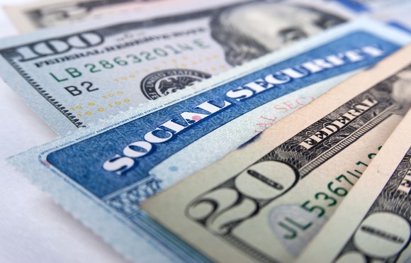 picture of cash and a social security card