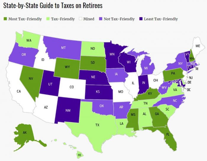 tax-friendly-states-for-retirees-700x545