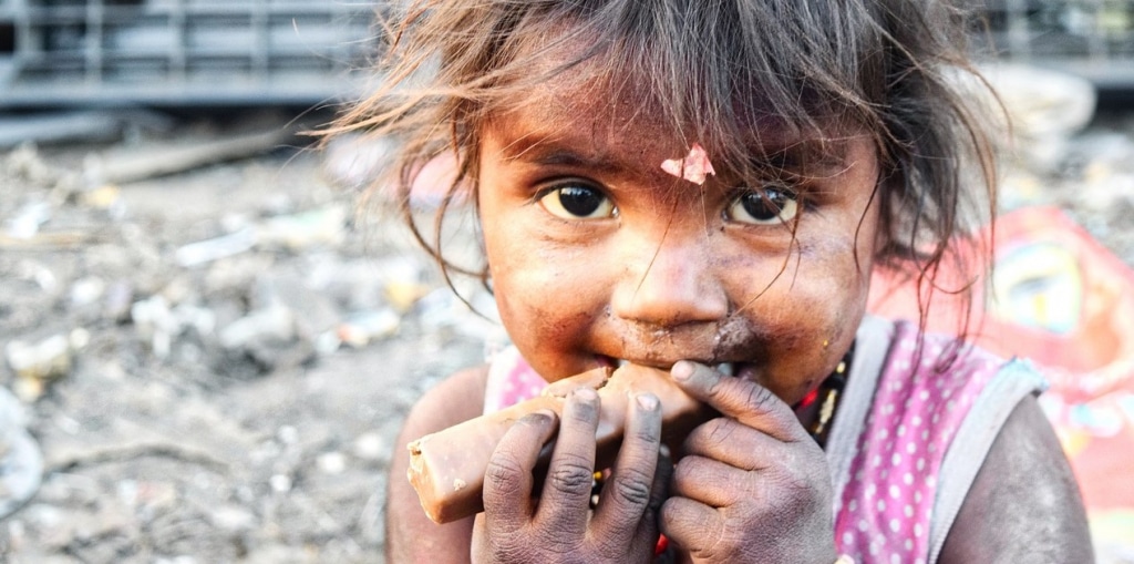 Poverty and young girl