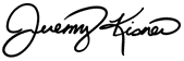 Jeremy Kisner Signature